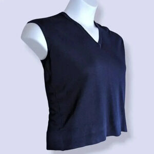 Vintage Fontel Acetate V-Neck Vest